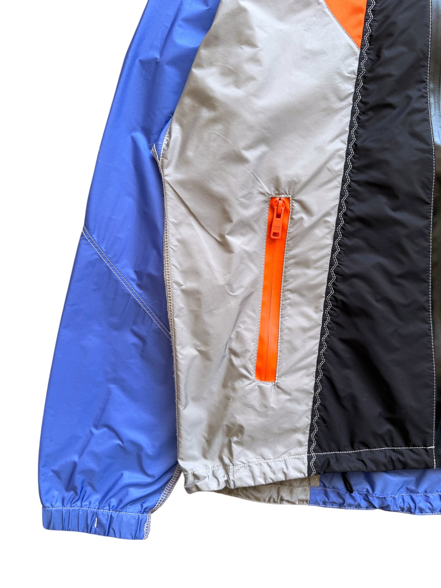 SS17' Prada Milano Technical Panelled Nylon Jacket