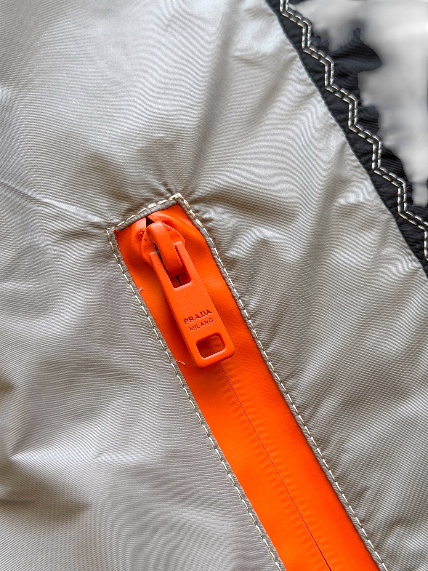 SS17' Prada Milano Technical Panelled Nylon Jacket