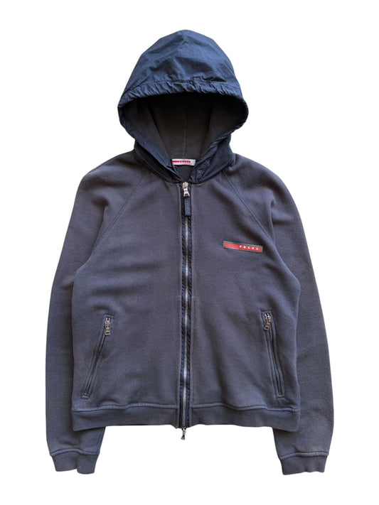 2006 Prada Linea Rossa Zipped Hoodie