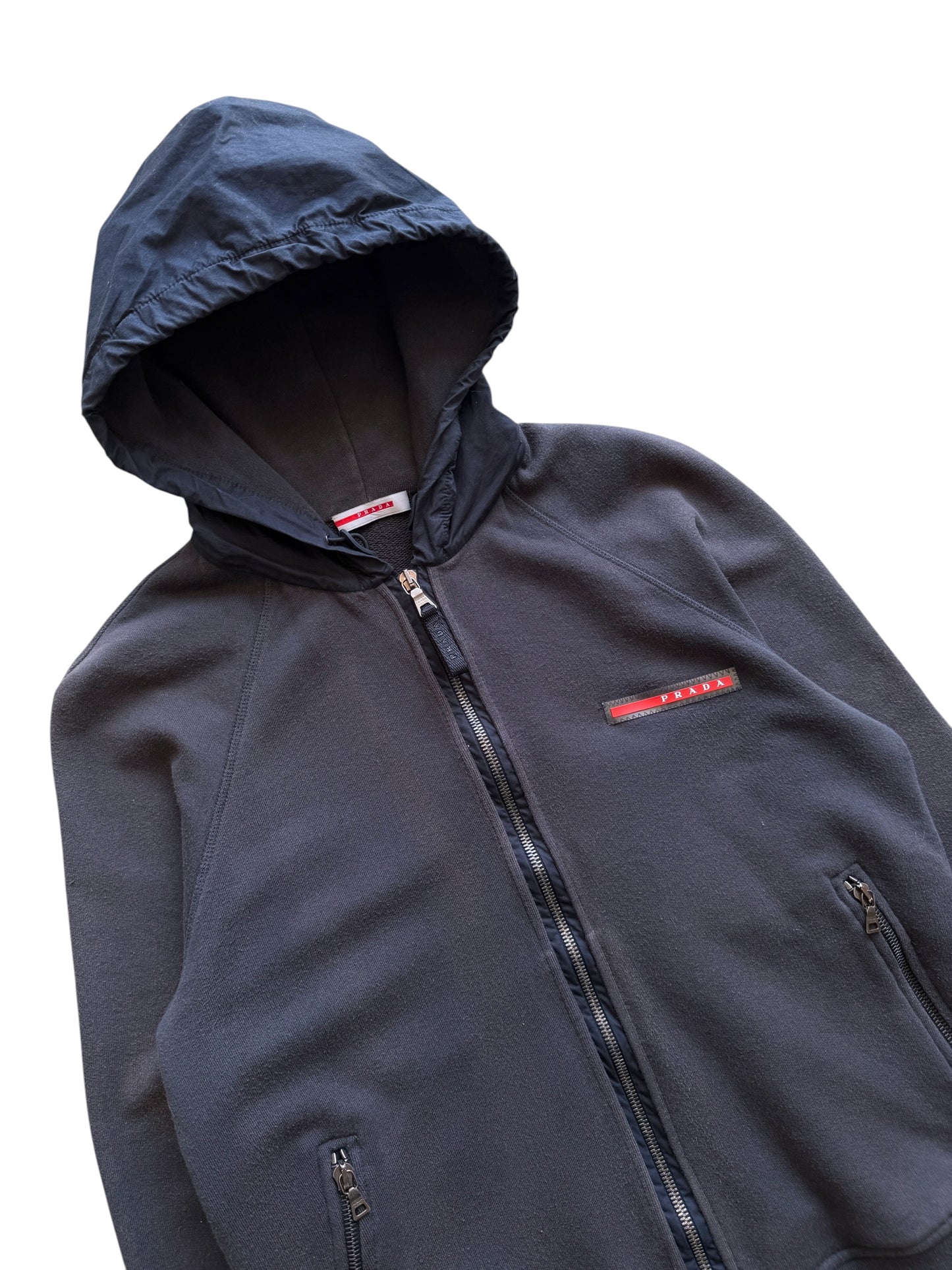 2006 Prada Linea Rossa Zipped Hoodie