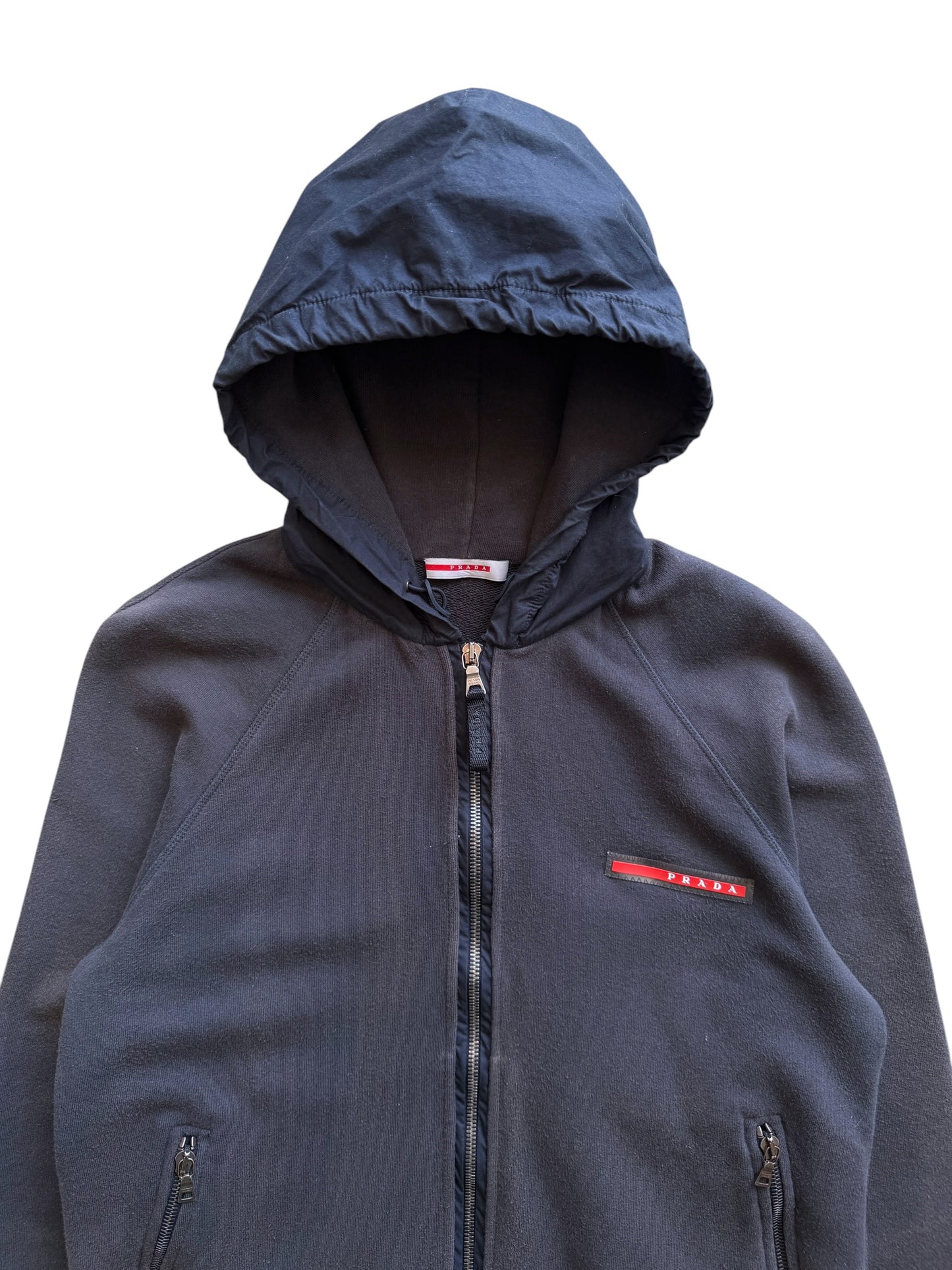 2006 Prada Linea Rossa Zipped Hoodie