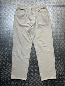 1990's Stone Island Off White Jumbo Cord Pant