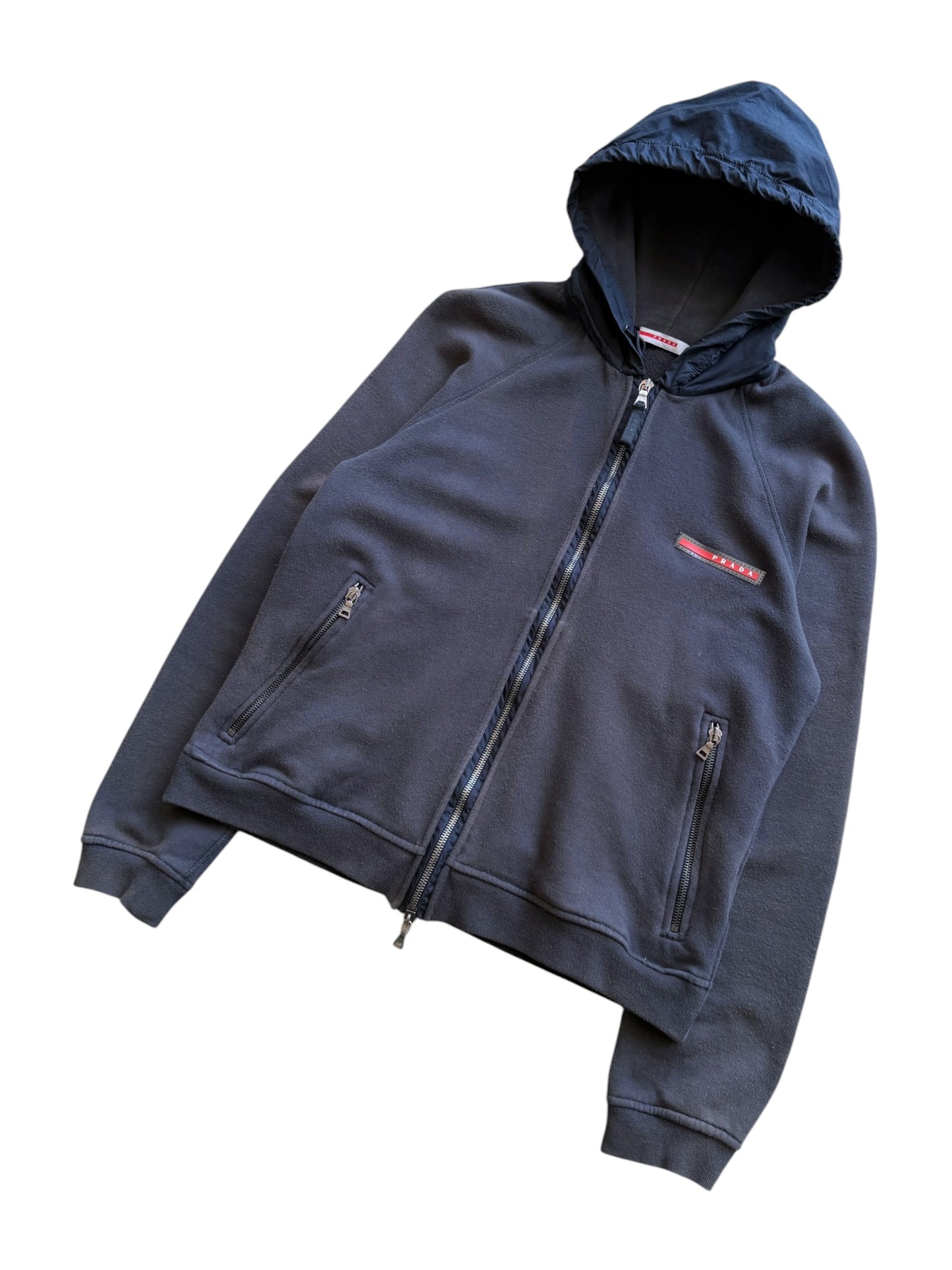 2006 Prada Linea Rossa Zipped Hoodie