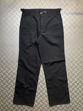 Load image into Gallery viewer, Early 2000&#39;s Nike White Label Jet Black Articulated Dart Pant