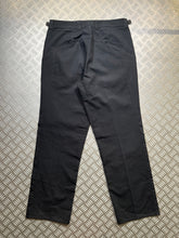 Load image into Gallery viewer, Early 2000&#39;s Nike White Label Jet Black Articulated Dart Pant - 30-32&quot; Waist