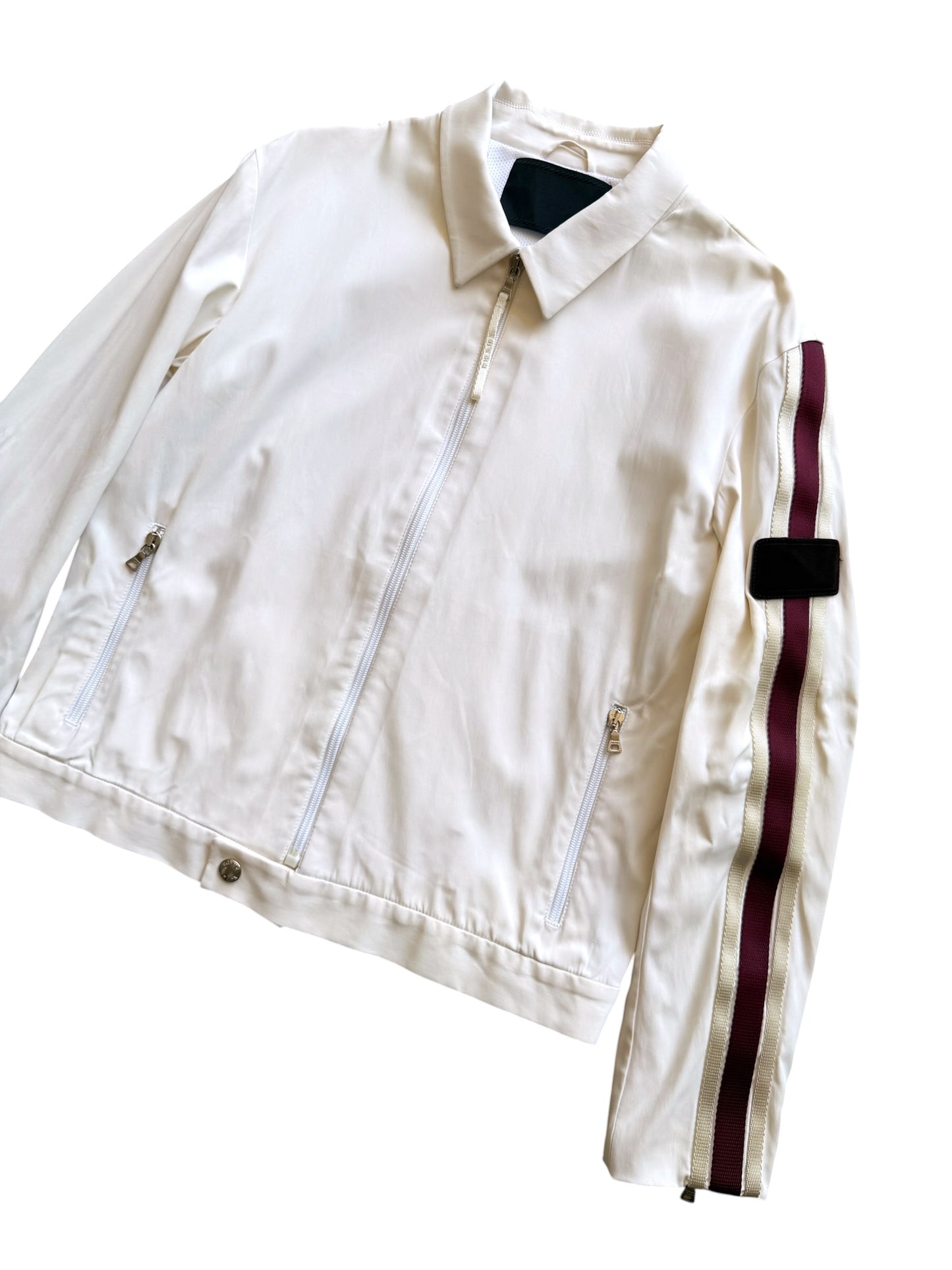 SS00' Prada Leather/Suede Harrington Jacket