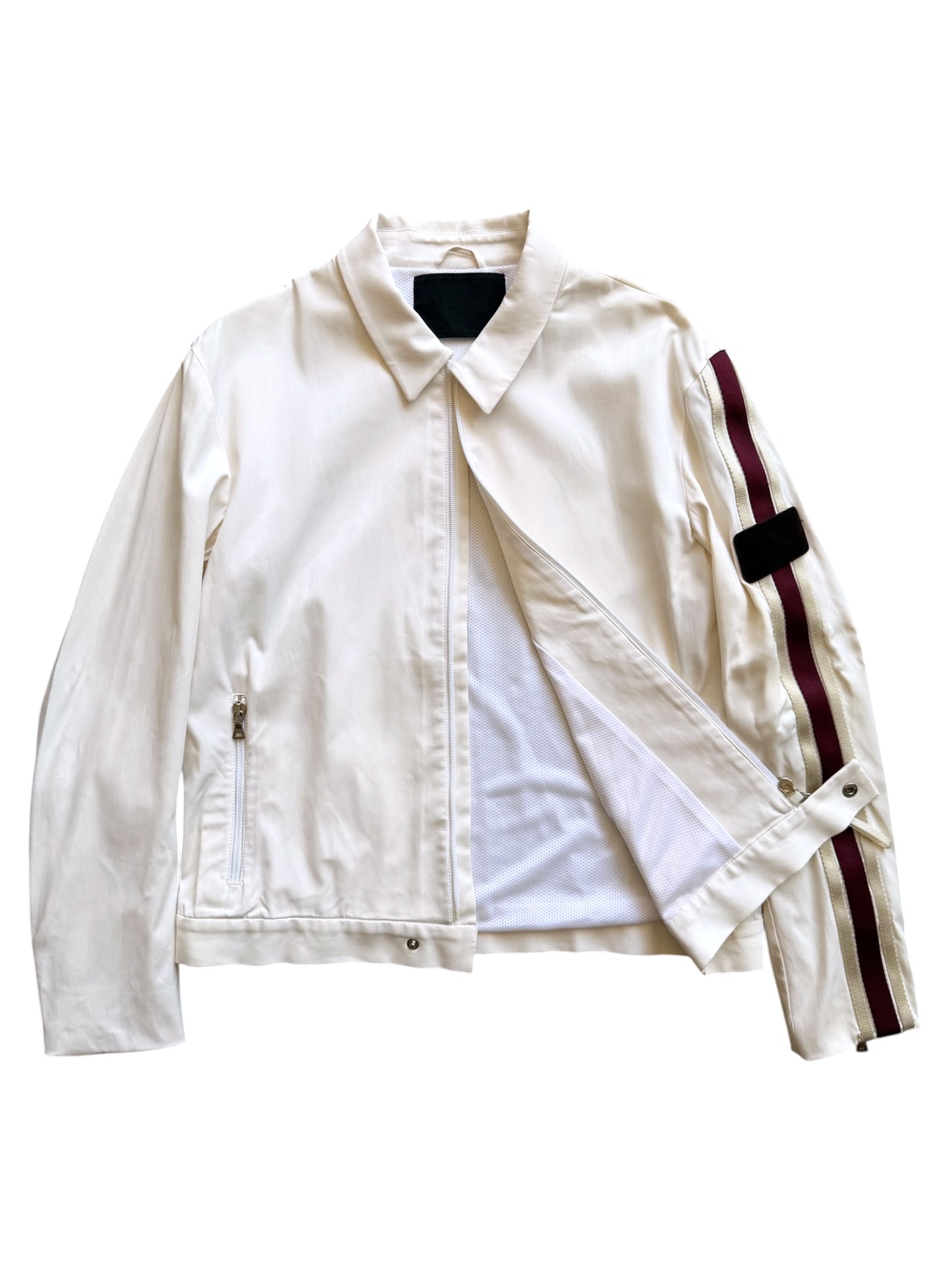 SS00' Prada Leather/Suede Harrington Jacket