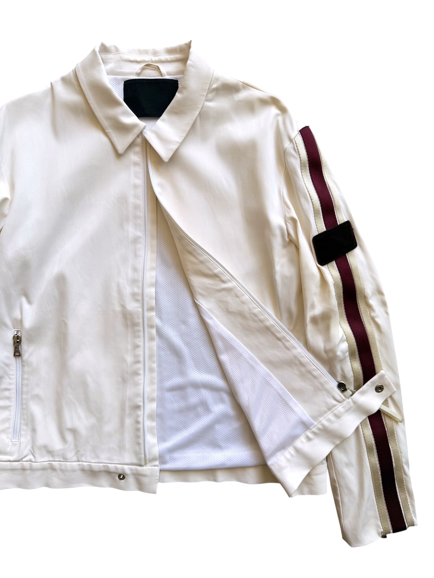 SS00' Prada Leather/Suede Harrington Jacket