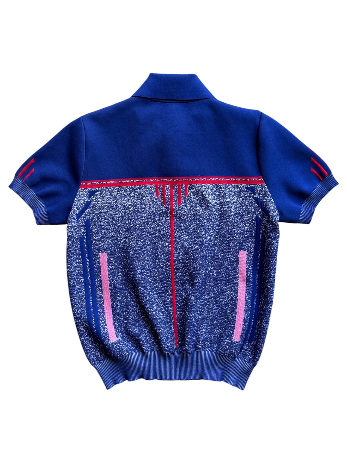 Prada Mainline Sport-Knit Polo Top