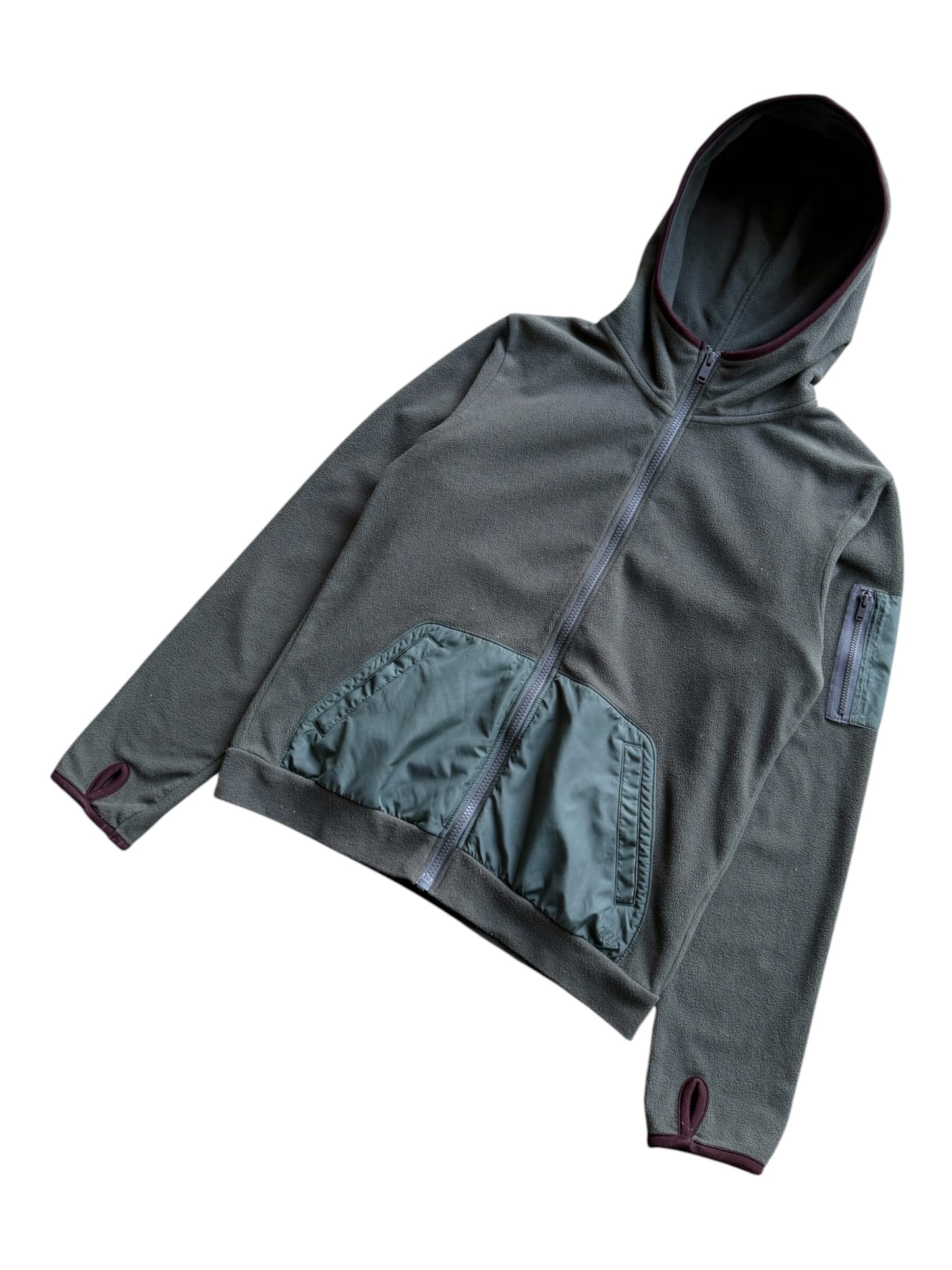 Undercover Zipped Boa Fleece Hoodie