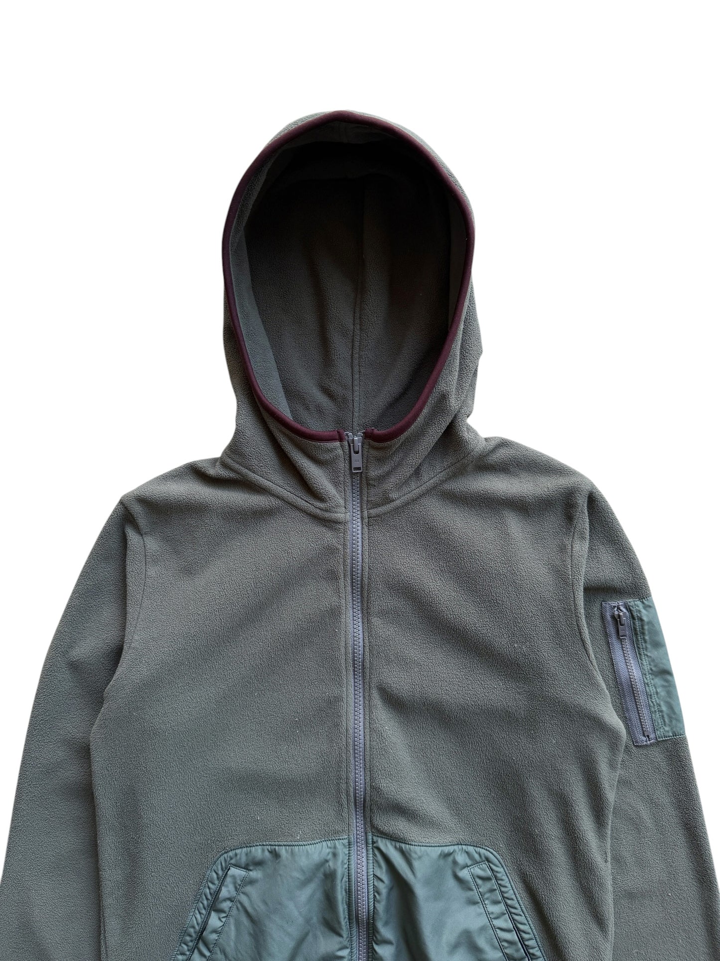 Undercover Zipped Boa Fleece Hoodie
