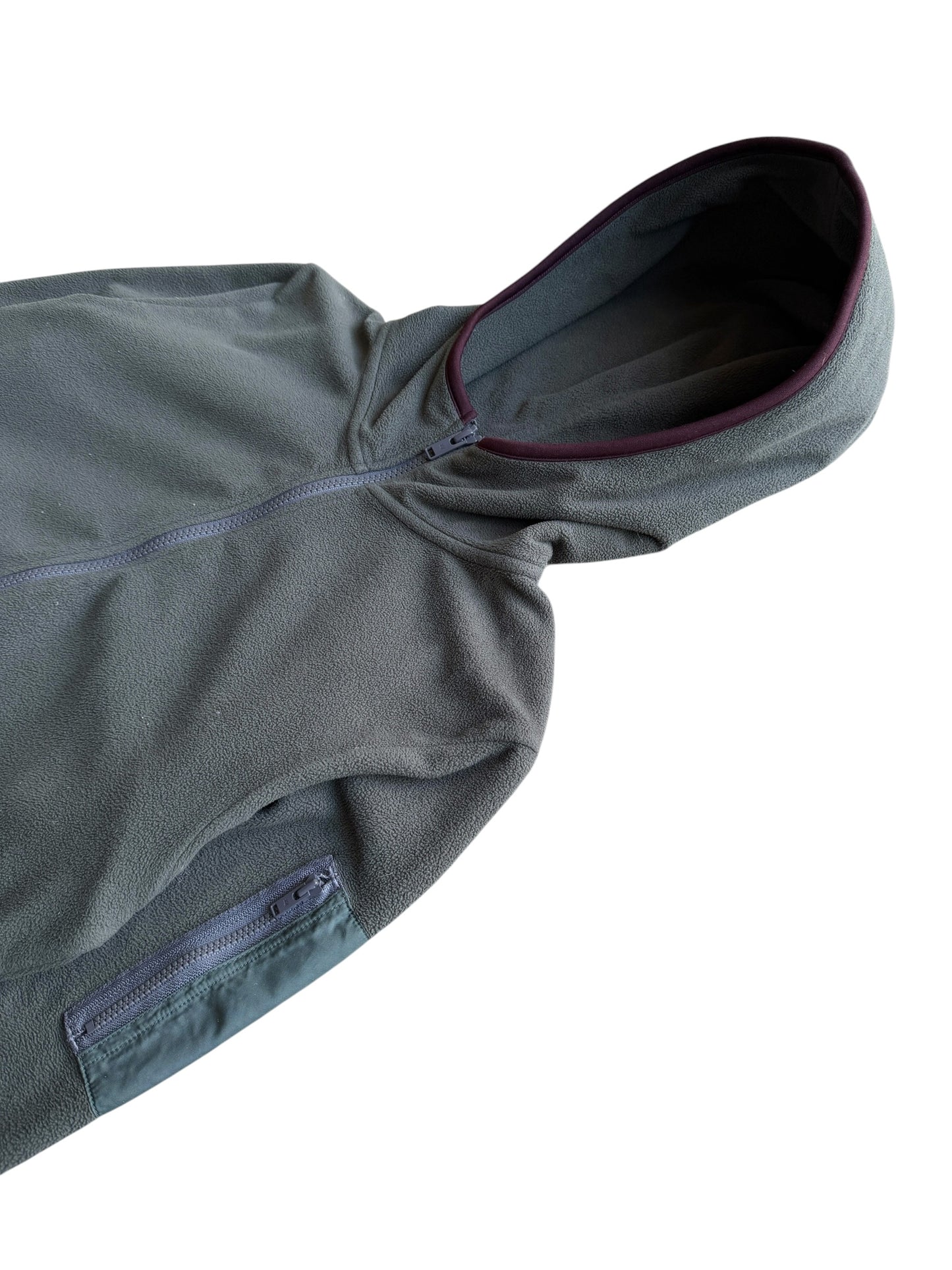 Undercover Zipped Boa Fleece Hoodie
