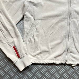 Early 2000's Prada Sport White Track Jacket - Medium