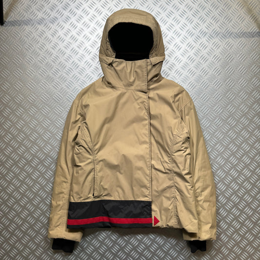Early 2000's Prada Sport Beige Padded Gore-Tex Skii Jacket - Small / Medium