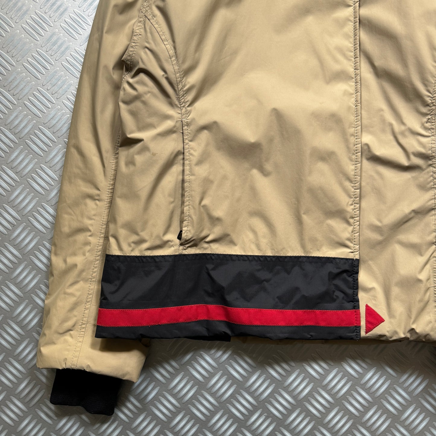 Early 2000's Prada Sport Beige Padded Gore-Tex Skii Jacket - Small / Medium