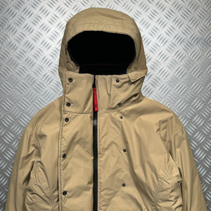 Early 2000's Prada Sport Beige Padded Gore-Tex Skii Jacket - Small / Medium