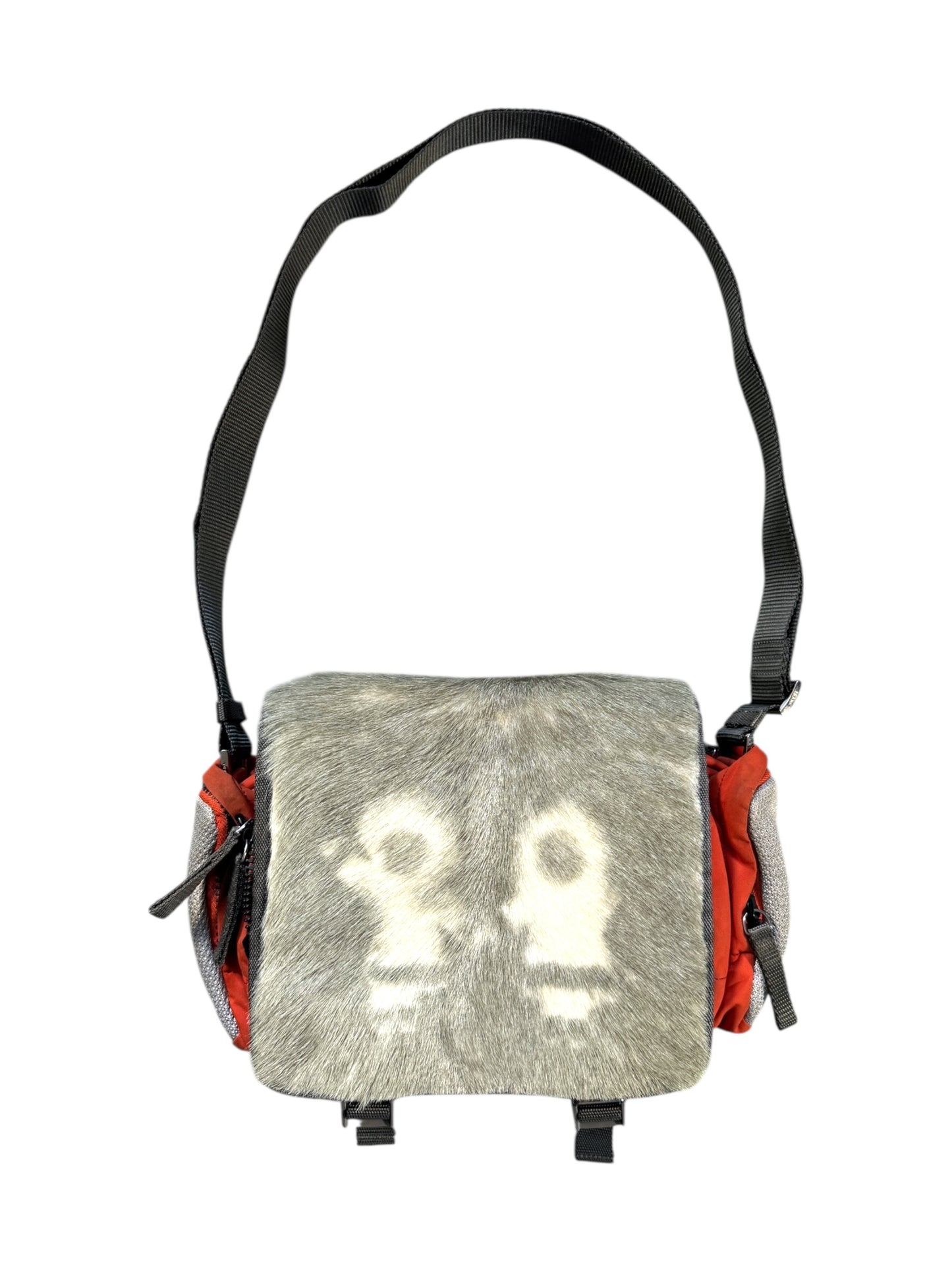 Early 2000’s Prada Sport Dyed Goat Fur Side Bag