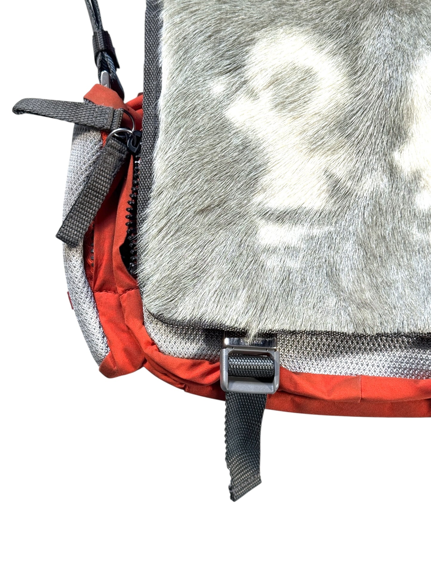 Early 2000’s Prada Sport Dyed Goat Fur Side Bag