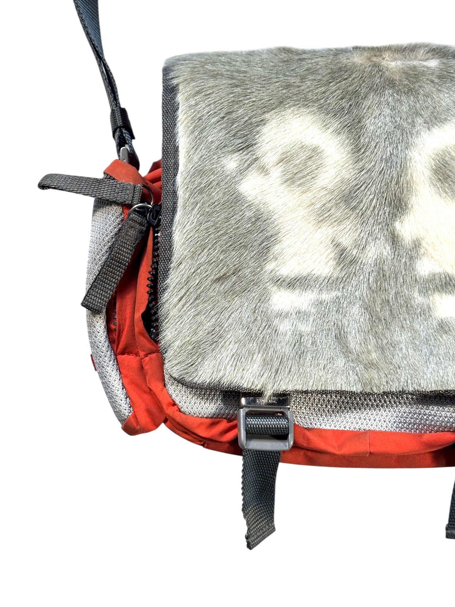 Early 2000’s Prada Sport Dyed Goat Fur Side Bag