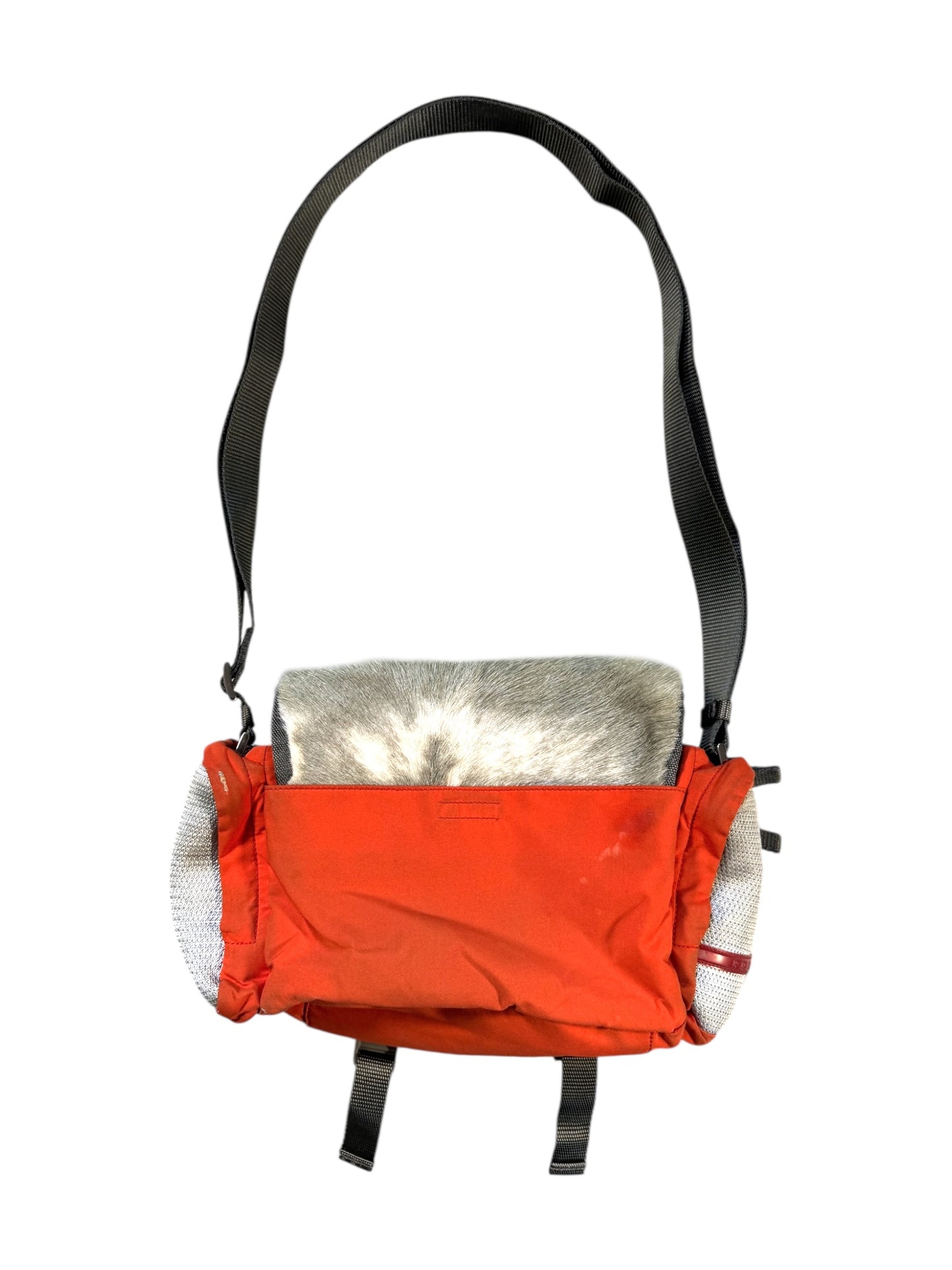 Early 2000’s Prada Sport Dyed Goat Fur Side Bag