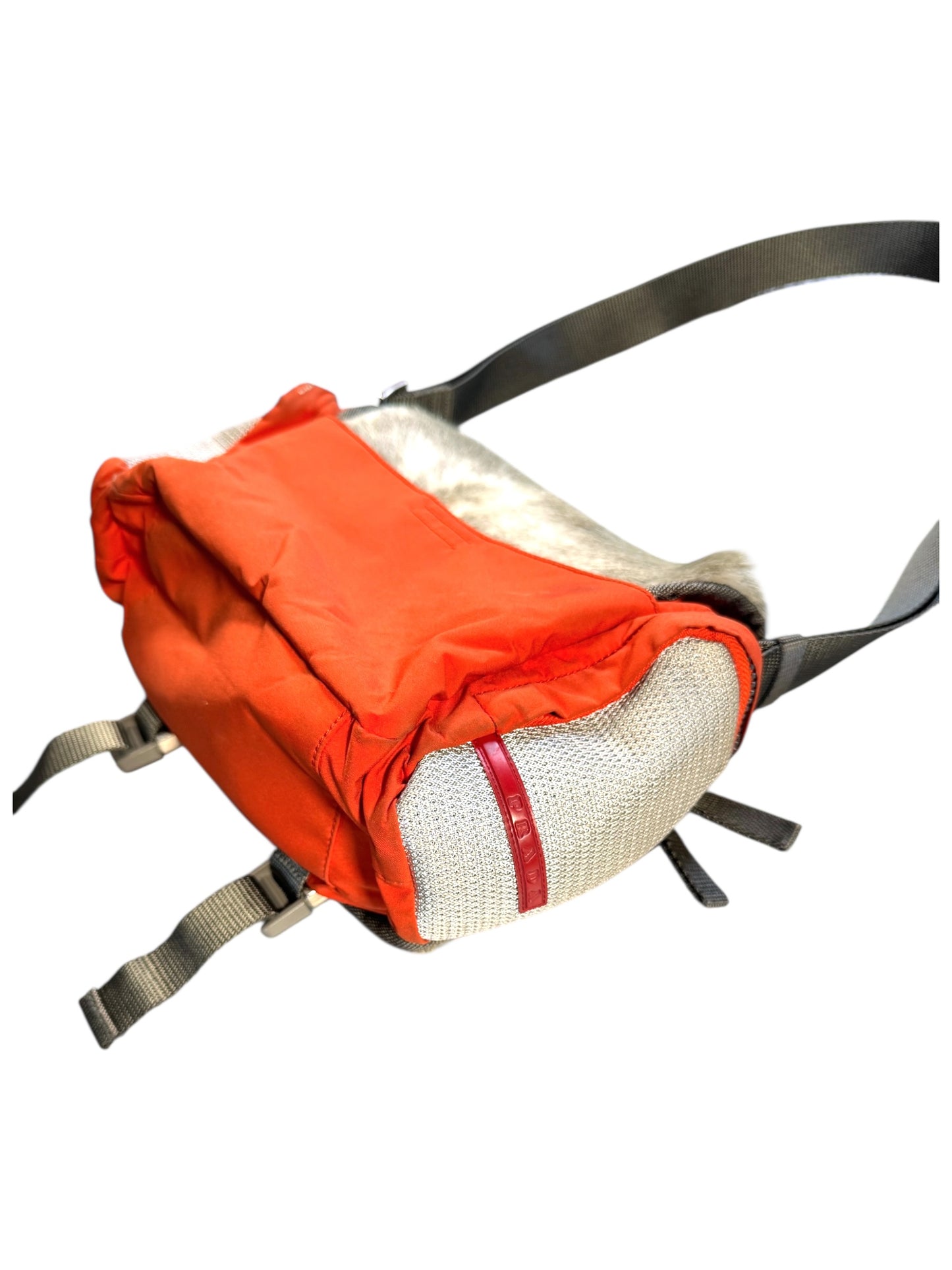 Early 2000’s Prada Sport Dyed Goat Fur Side Bag