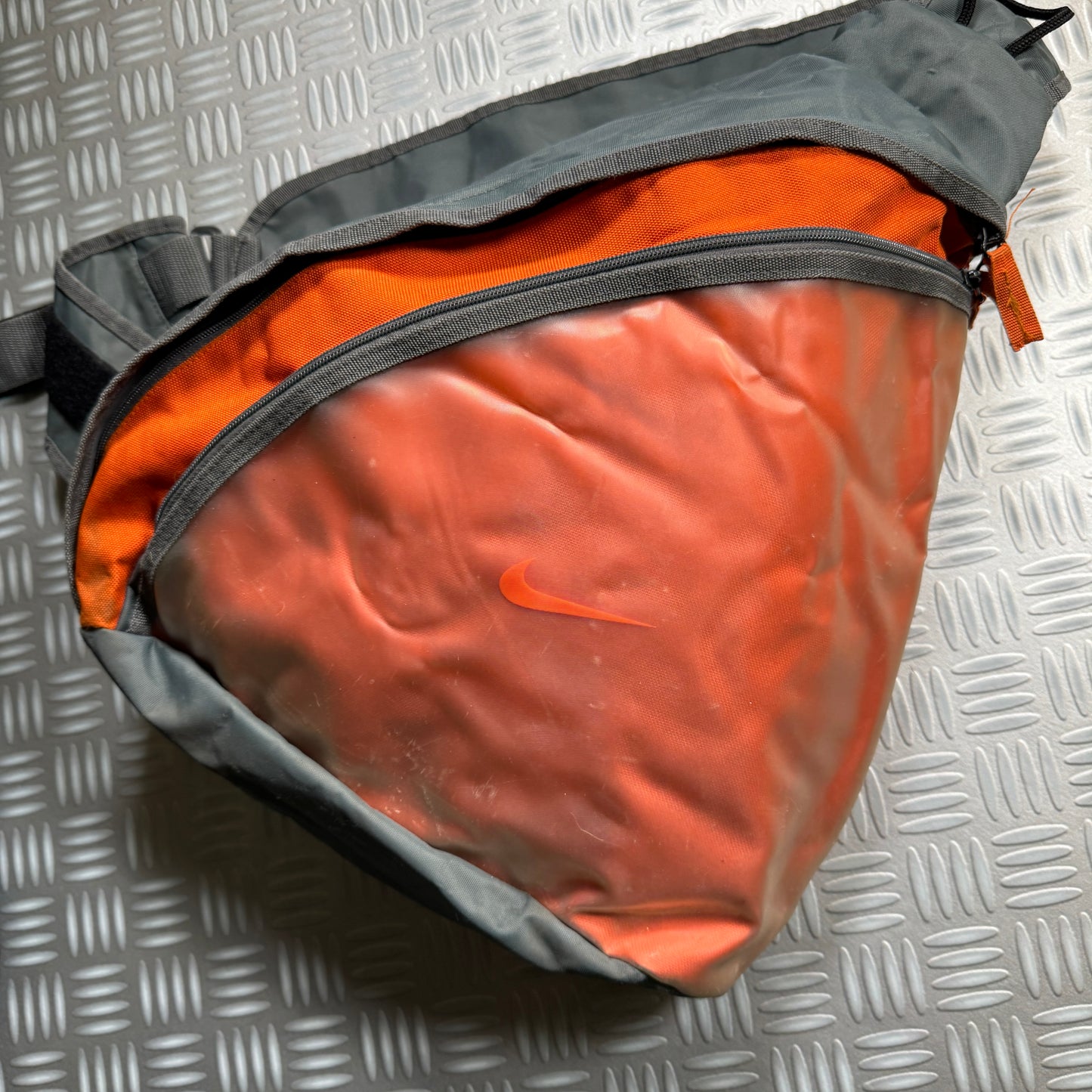 Early 2000's Nike Transparent Pocket Cross Body Bag