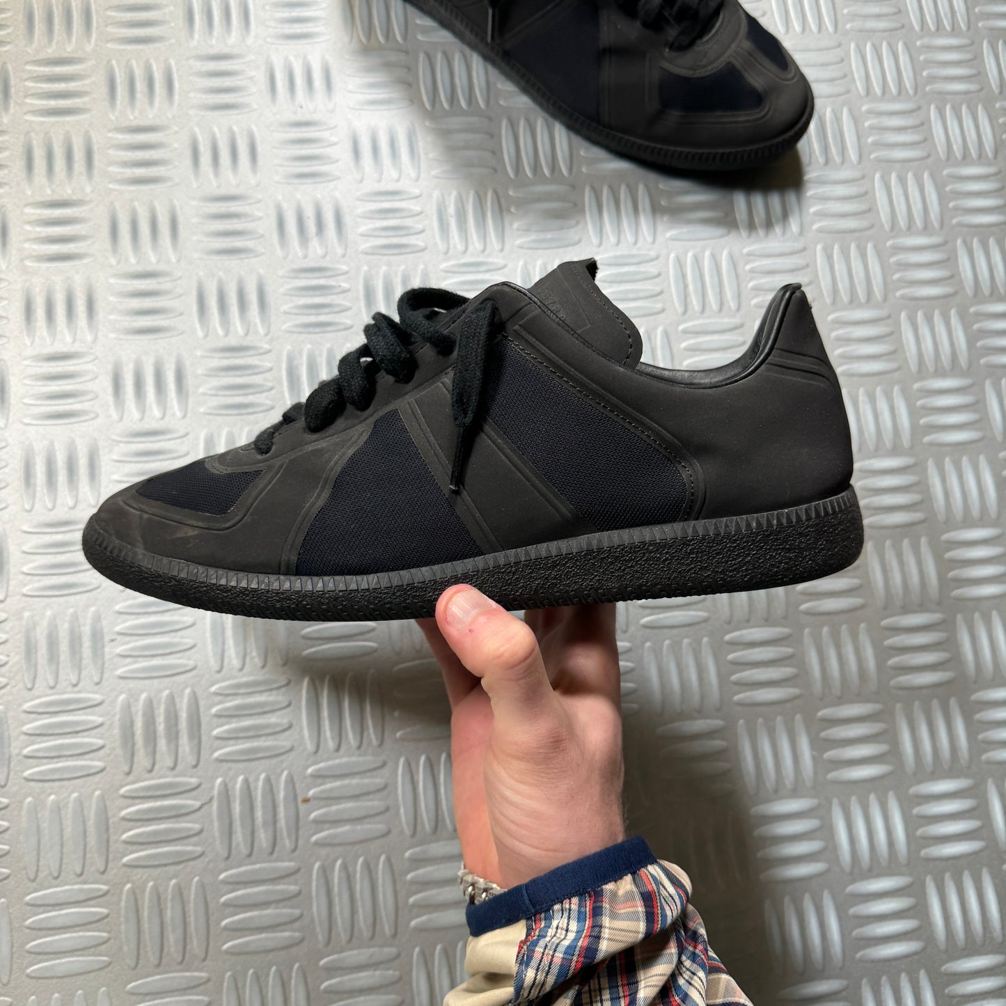 Maison Martin Margiela 'Replica" Midnight Navy Trainers -  UK7 / US8