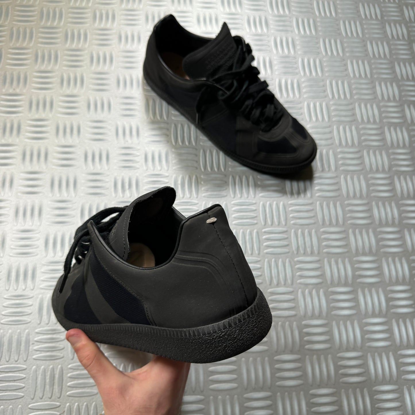 Maison Martin Margiela 'Replica" Midnight Navy Trainers -  UK7 / US8