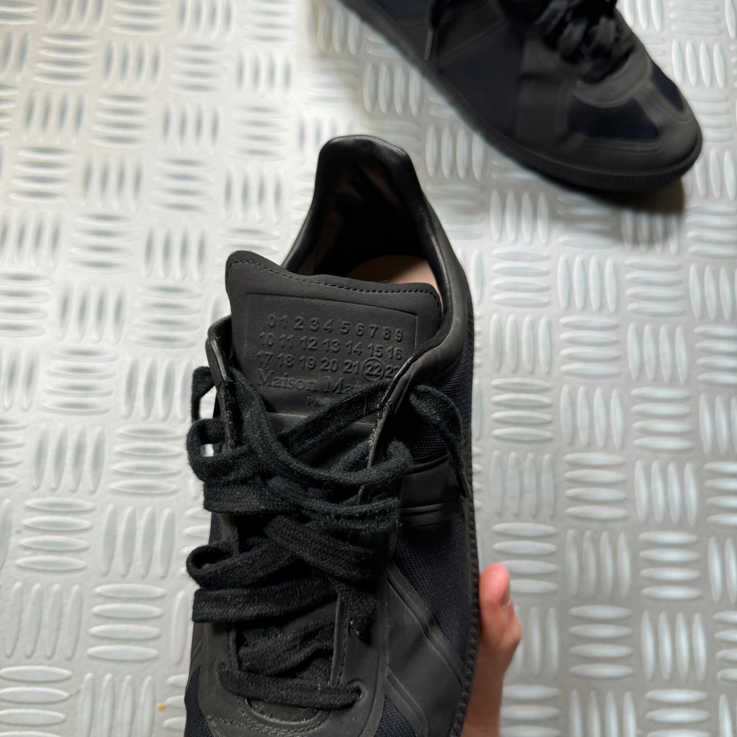 Maison Martin Margiela 'Replica" Midnight Navy Trainers -  UK7 / US8