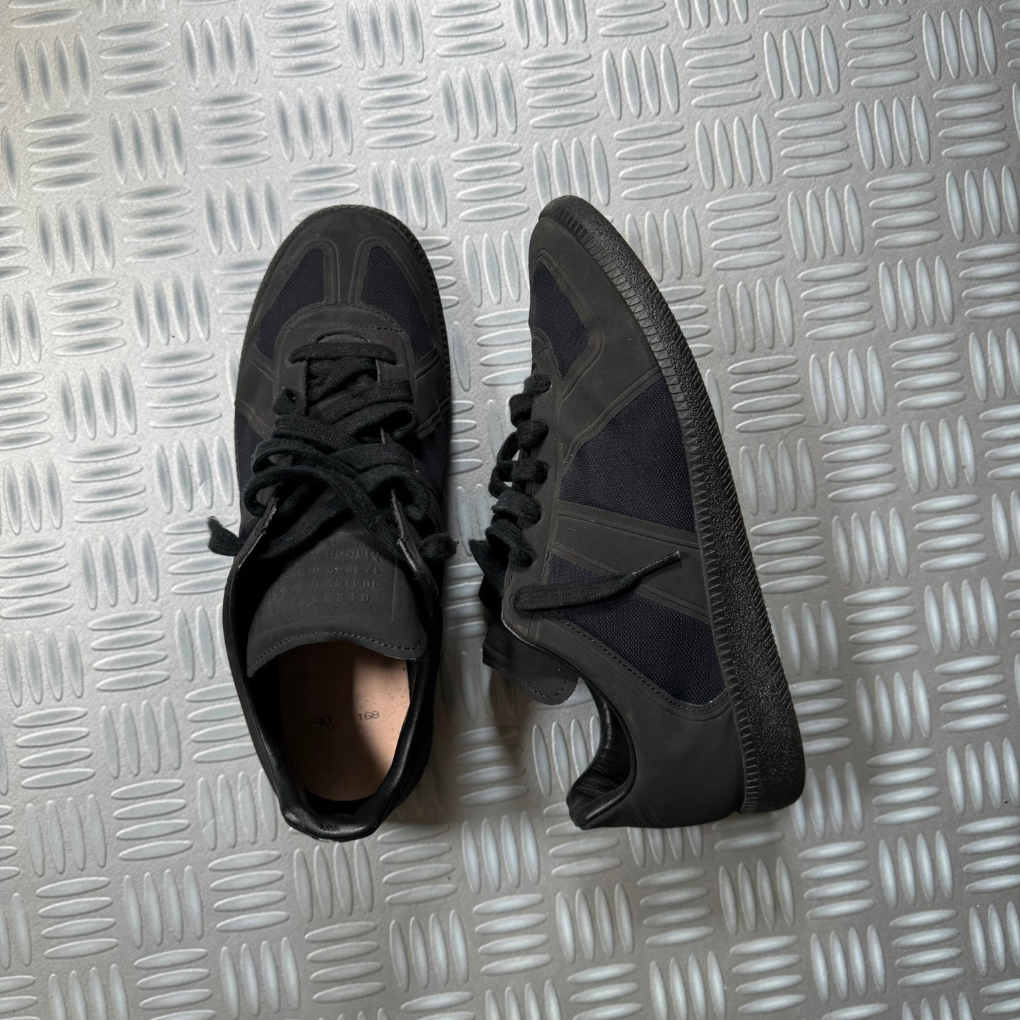 Maison Martin Margiela 'Replica" Midnight Navy Trainers -  UK7 / US8