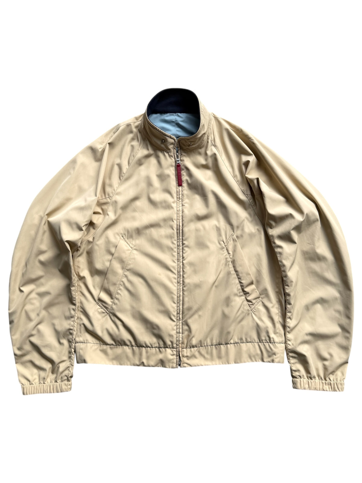 2000's Prada Baby Blue / Beige Reversible Jacket