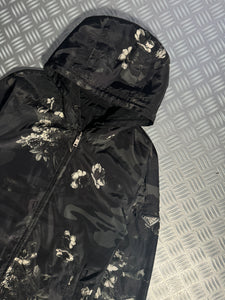 Prada Mainline Reversible Camo/Flowers Print Nylon Jacket - Medium