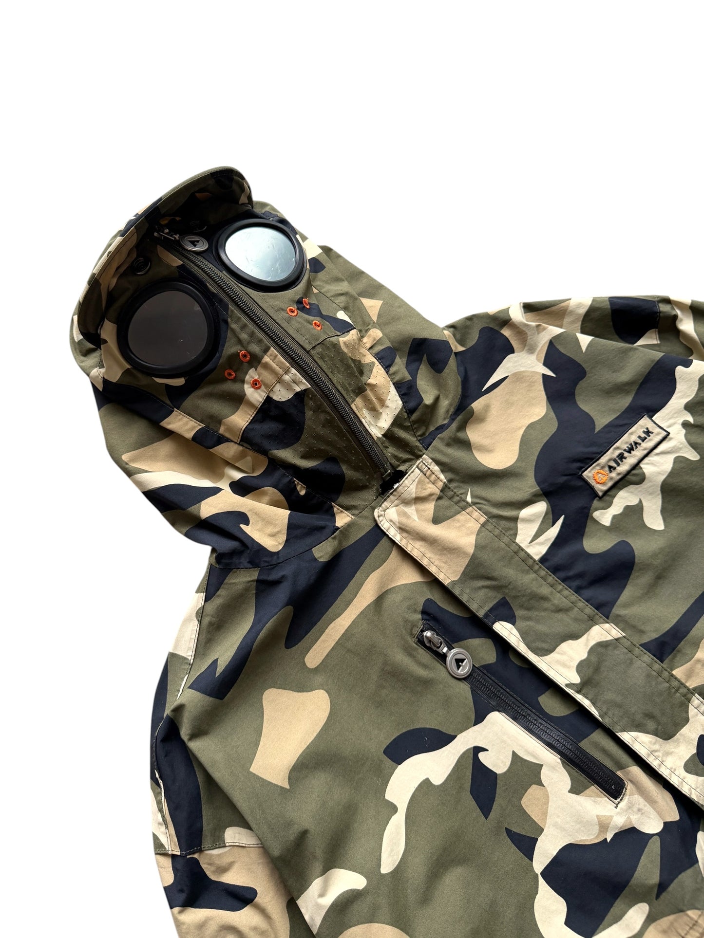 Early 2000's Airwalk Full Zip Face Mask Camo Jacket