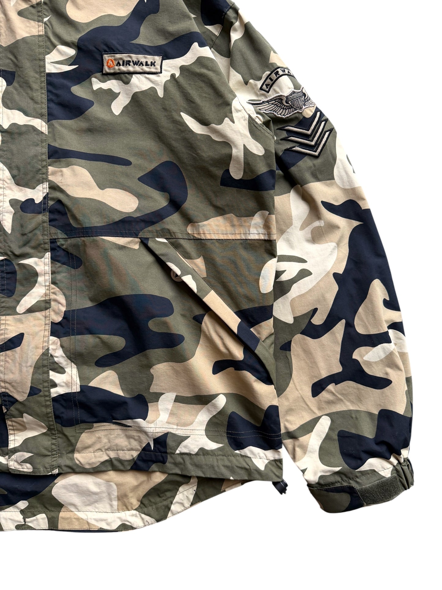 Early 2000's Airwalk Full Zip Face Mask Camo Jacket