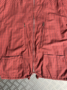 1980's CP Company Plaid Front Vertical Pocket Jacket - Large / Extra Large