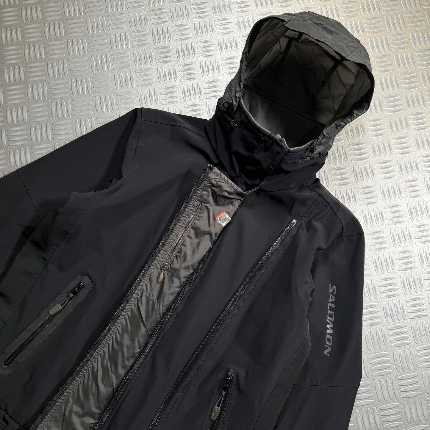 Salomon SAMPLE Sidewinder-Zip Technical Black Jacket