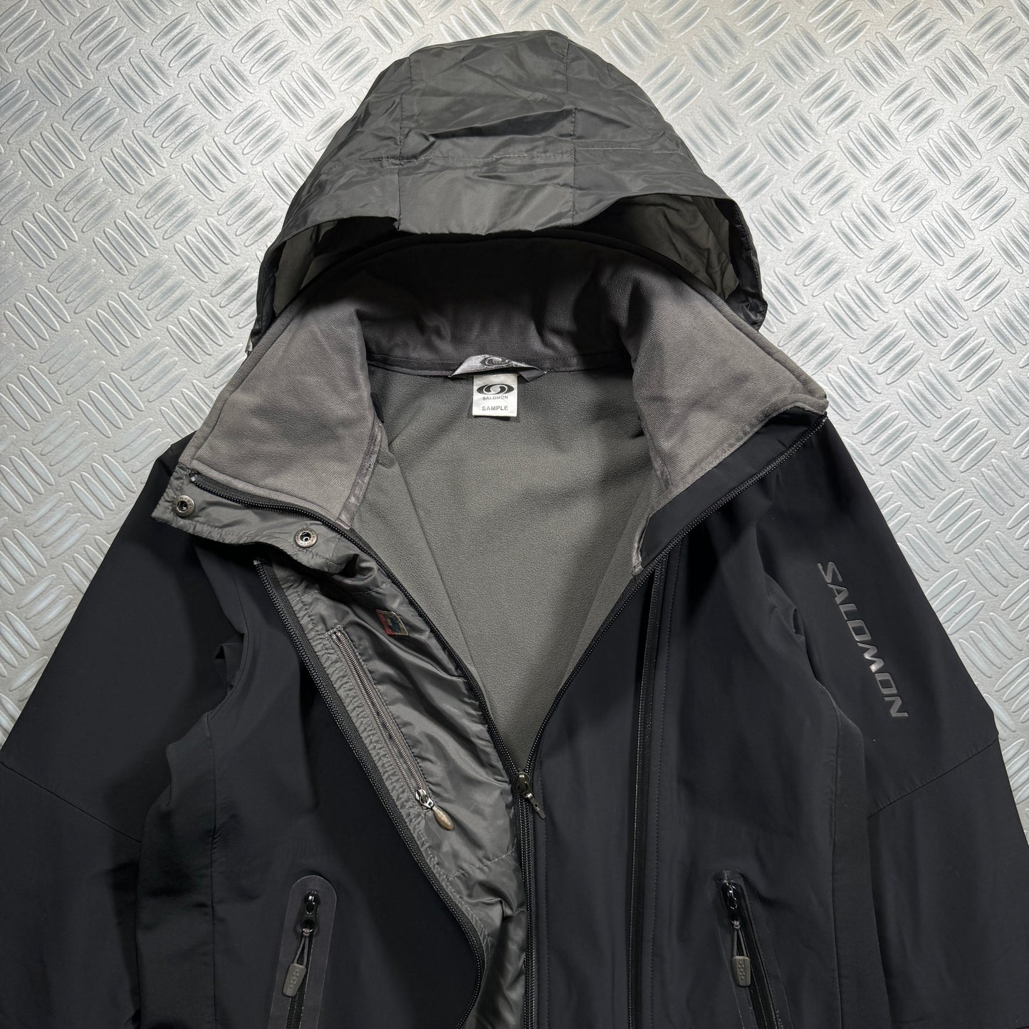 Salomon SAMPLE Sidewinder-Zip Technical Black Jacket