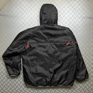 Adolfo Dominguez Nylon Multi-Zip Ventilated Black Jacket - Extra Large / Extra Extra Large
