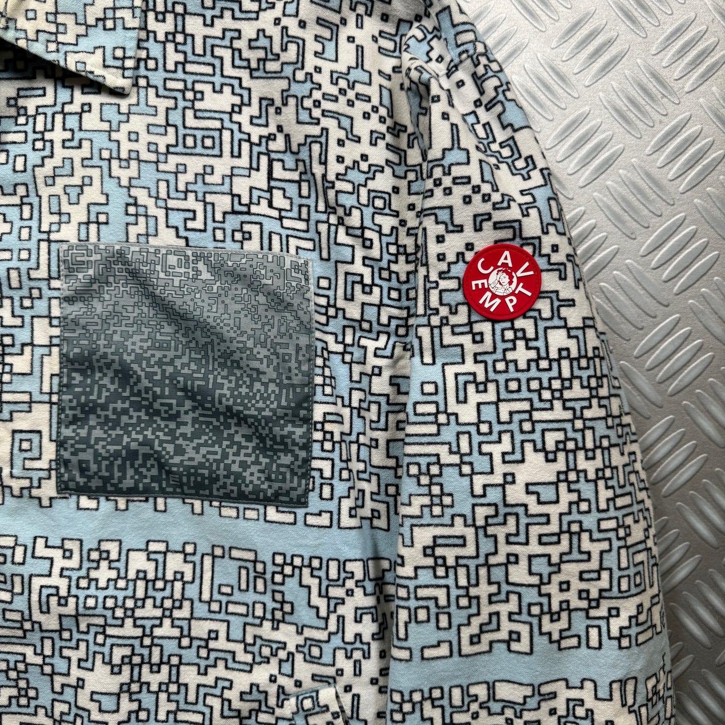 2019 Cav Empt Noise Printed Brushed Cotton Jacket - Medium