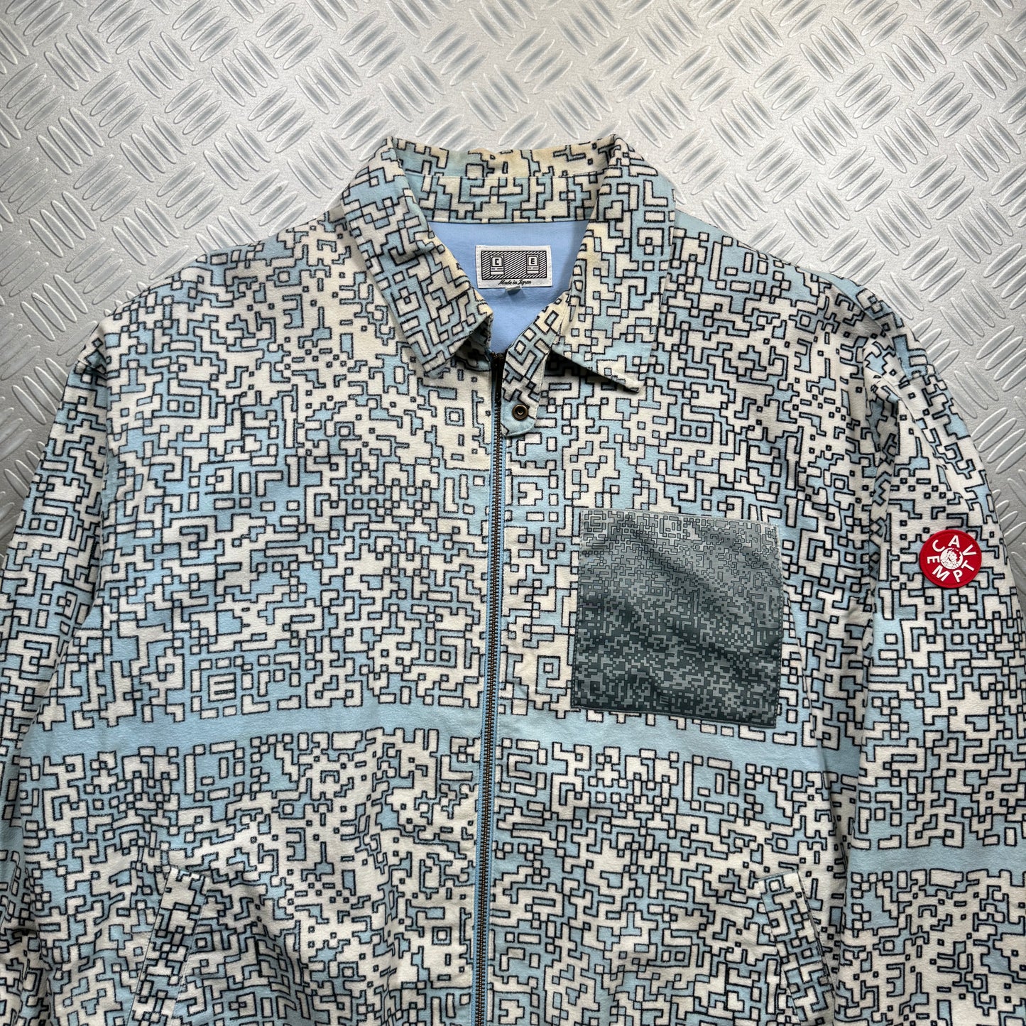 2019 Cav Empt Noise Printed Brushed Cotton Jacket - Medium