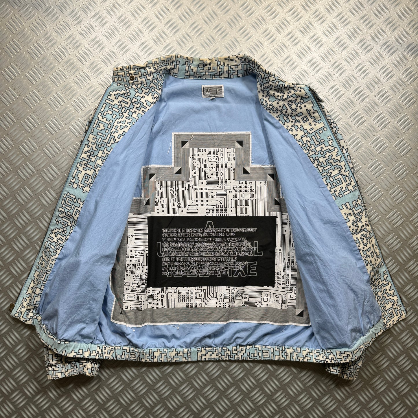 2019 Cav Empt Noise Printed Brushed Cotton Jacket - Medium