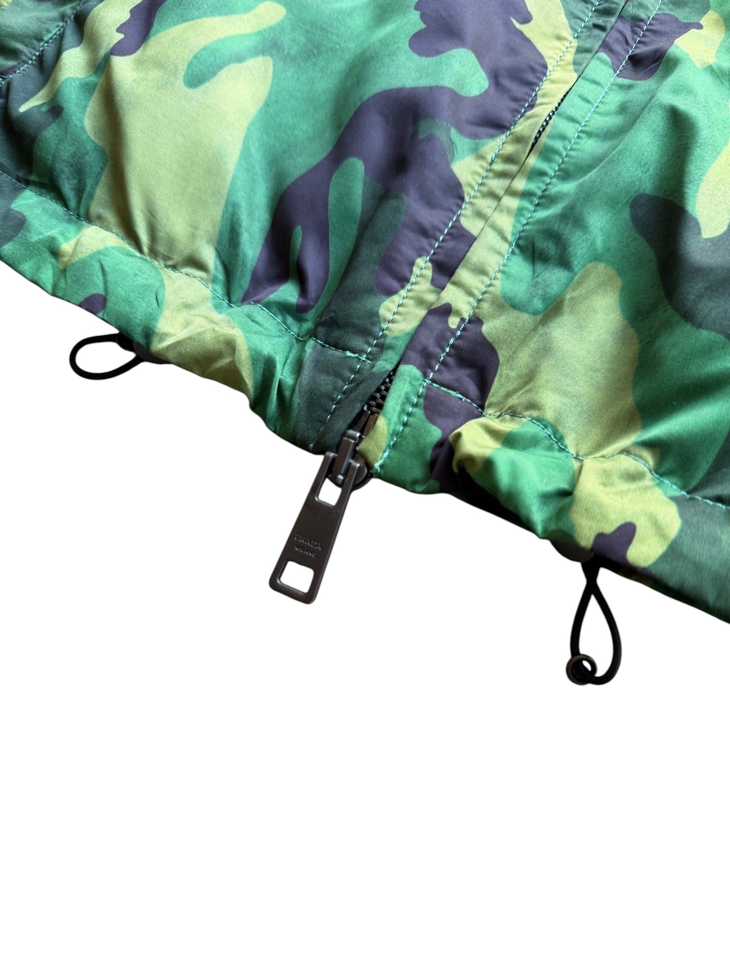 2014 Prada Milano Camo Nylon Jacket