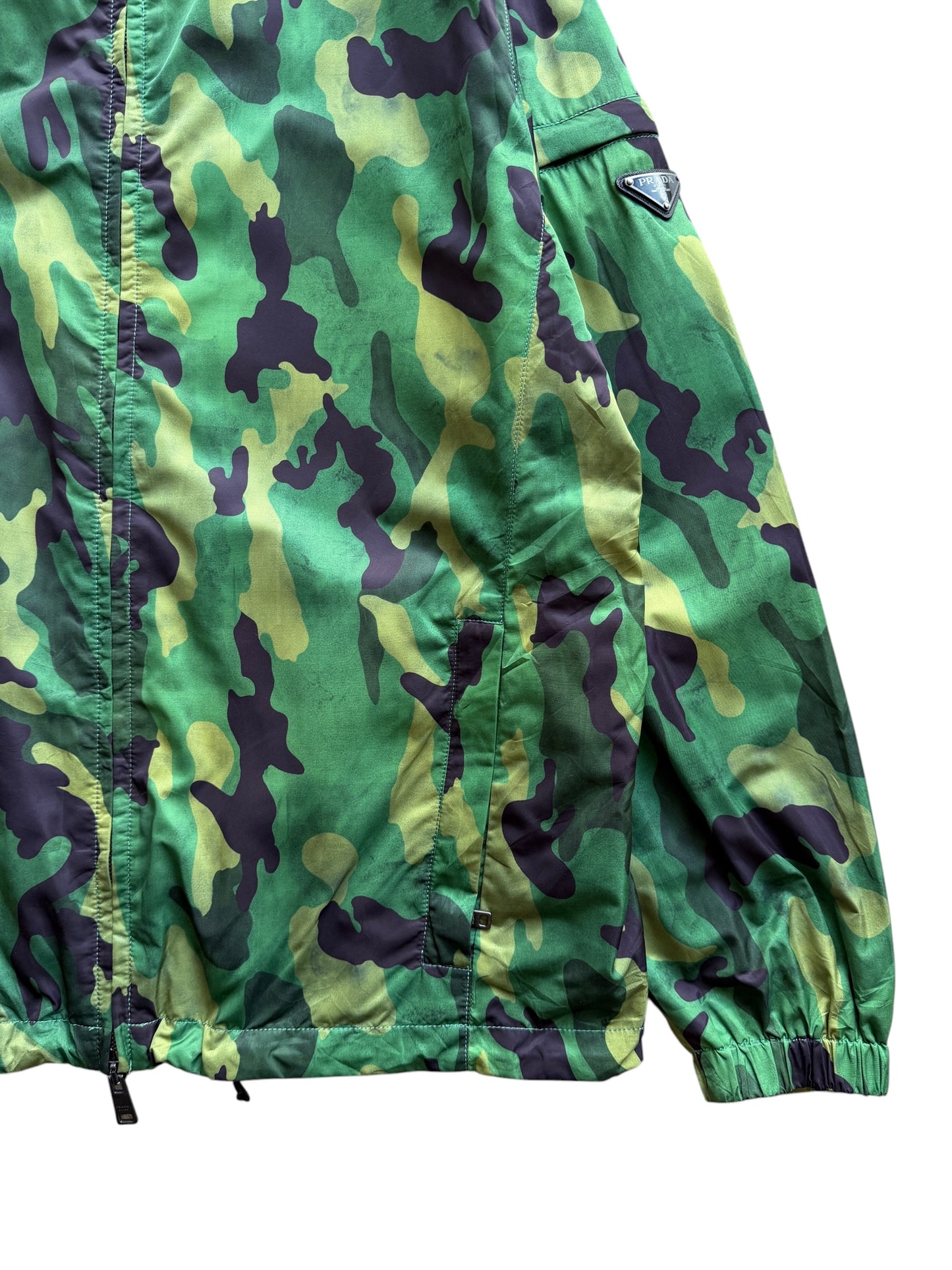 2014 Prada Milano Camo Nylon Jacket