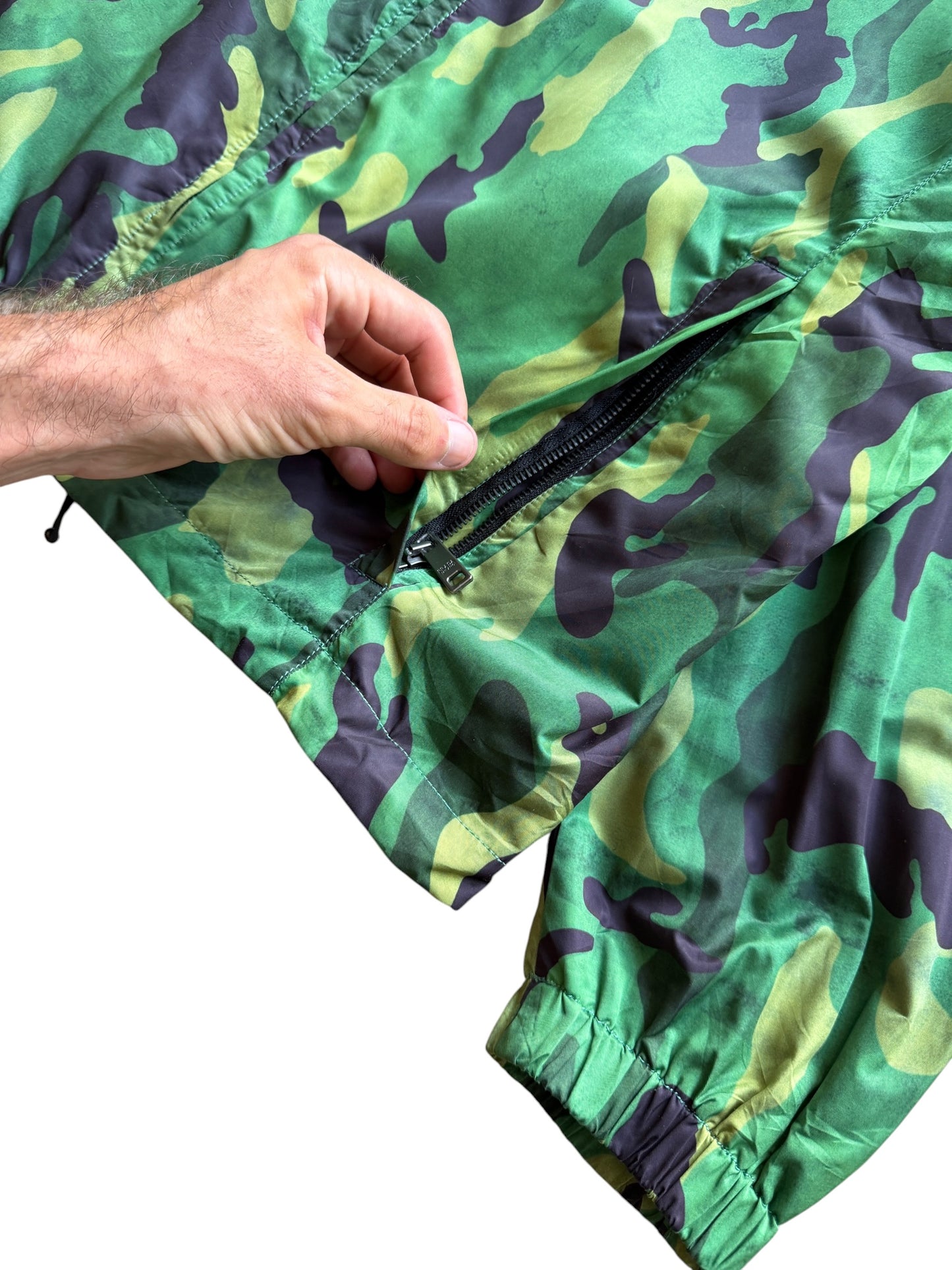 2014 Prada Milano Camo Nylon Jacket