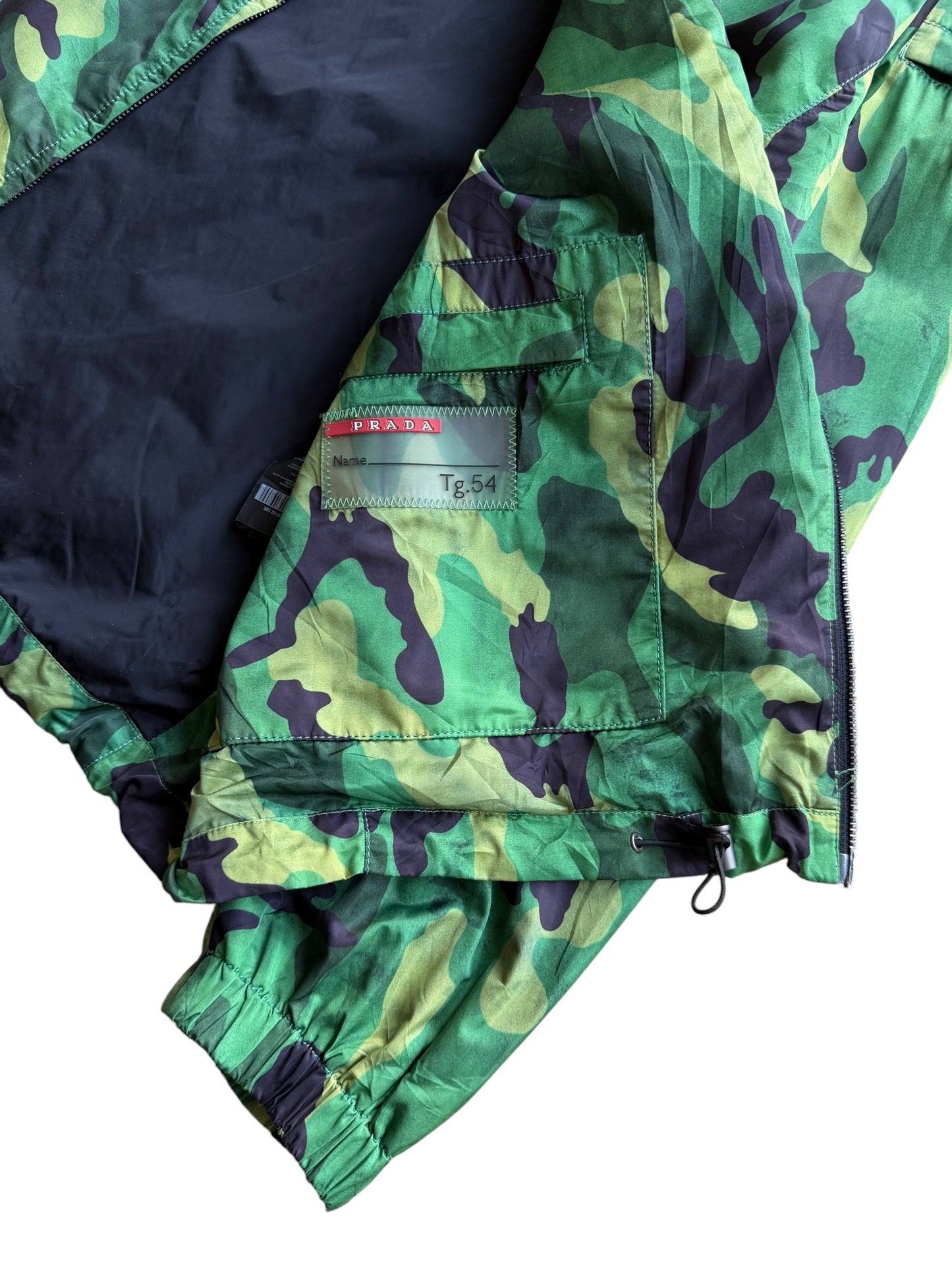 2014 Prada Milano Camo Nylon Jacket