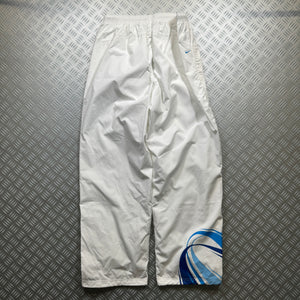 Early 2000's Nike Tuned Baggy White Track Pant - Extra Extra Large