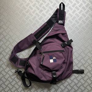 Quiksilver Purple Cross Body Sling Bag