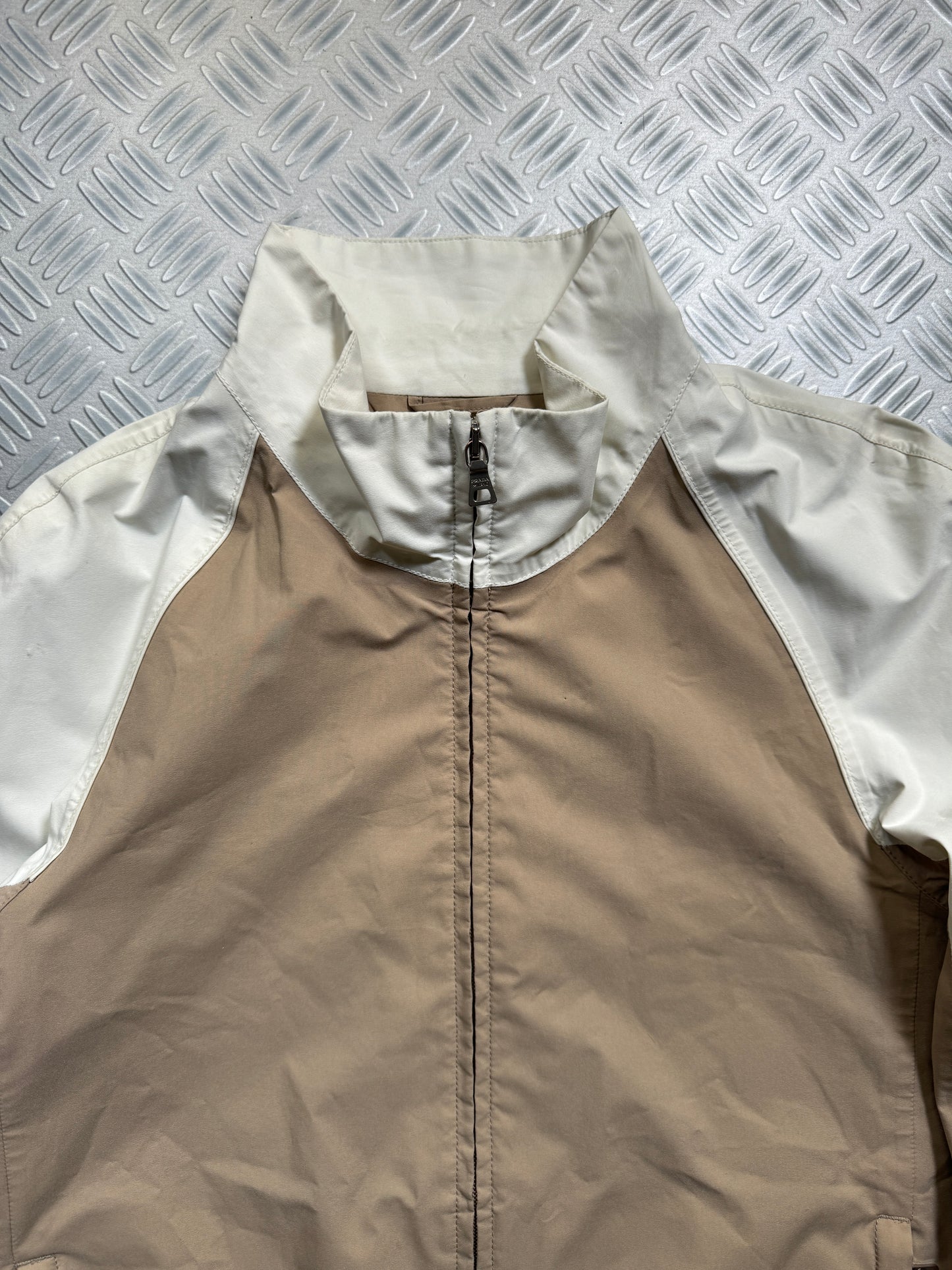 Early 2000's Prada Sport White/Beige Gore-Tex Jacket - Medium