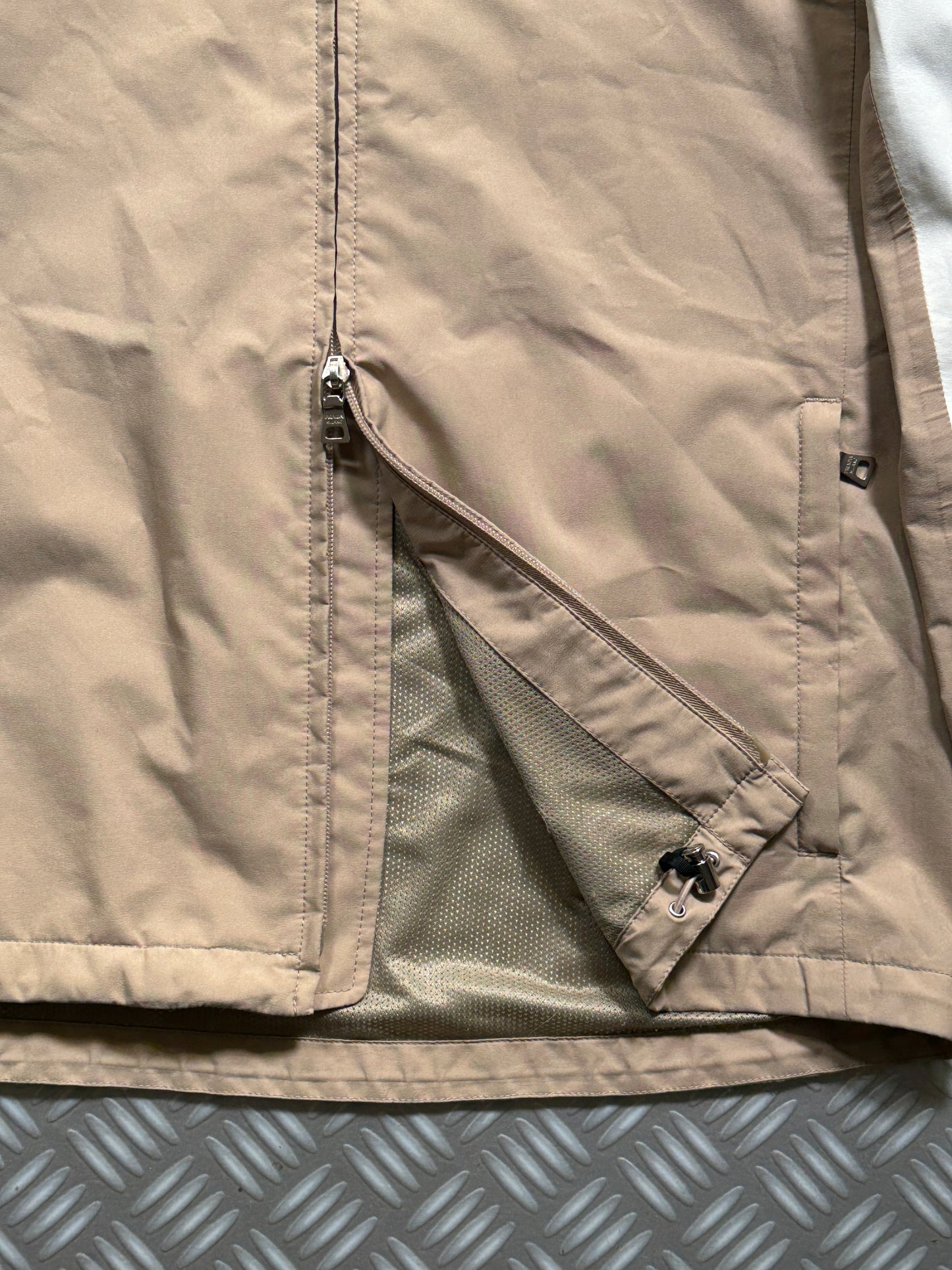 Early 2000's Prada Sport White/Beige Gore-Tex Jacket - Medium