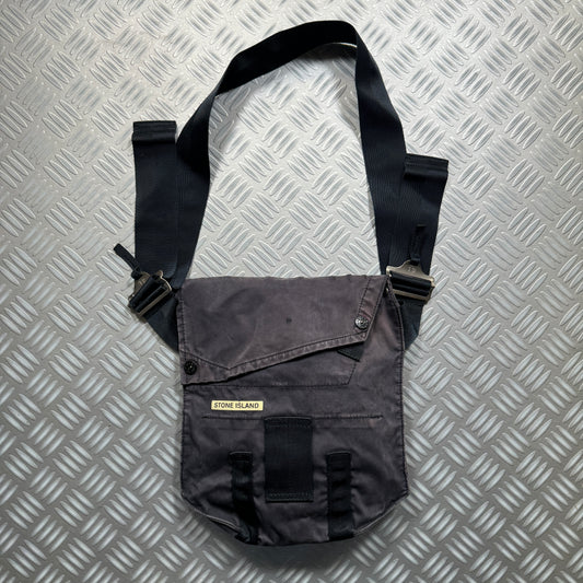 Early 2000's Stone Island Washed Navy Side Bag